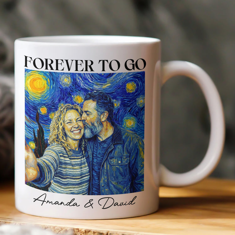 Couple-Photo-Van-Gogh-Art-Forever-&-Always-Anniversary-Gift-For-Him-Her-Personalized-Mug-7