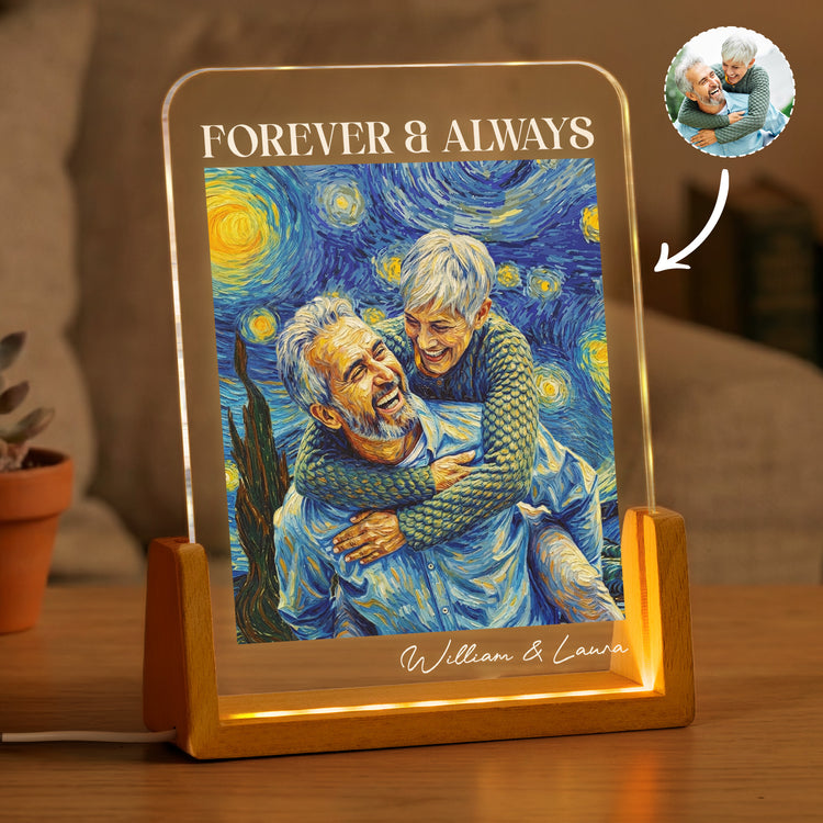 Couple-Photo-Van-Gogh-Art-Forever-&-Always-Anniversary-Gift-For-Him-Her-Personalized-Night-Light-1