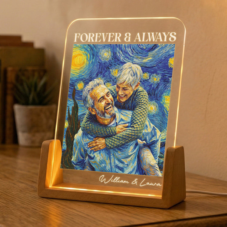 Couple-Photo-Van-Gogh-Art-Forever-&-Always-Anniversary-Gift-For-Him-Her-Personalized-Night-Light-4