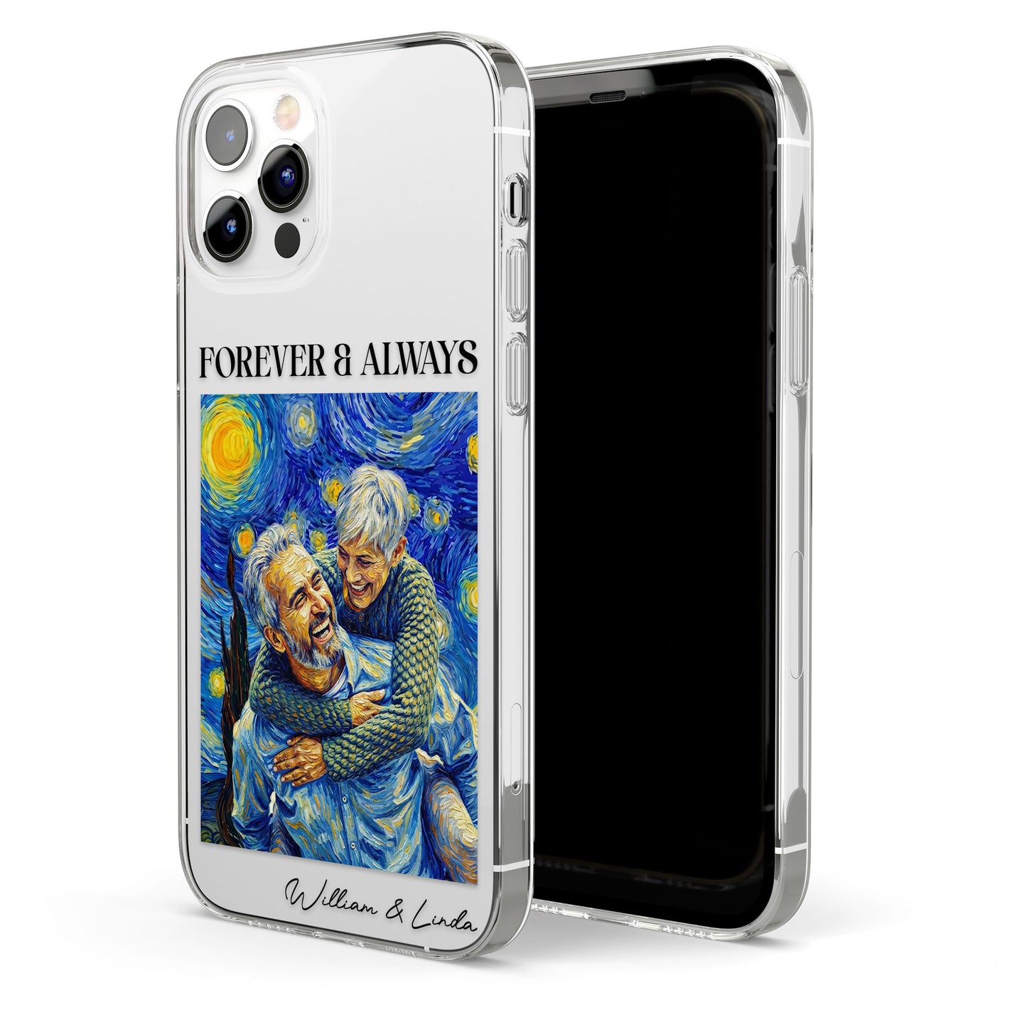 Couple-Photo-Van-Gogh-Art-Forever-&-Always-Anniversary-Gift-For-Him-Her-Personalized-Phone-Case-4