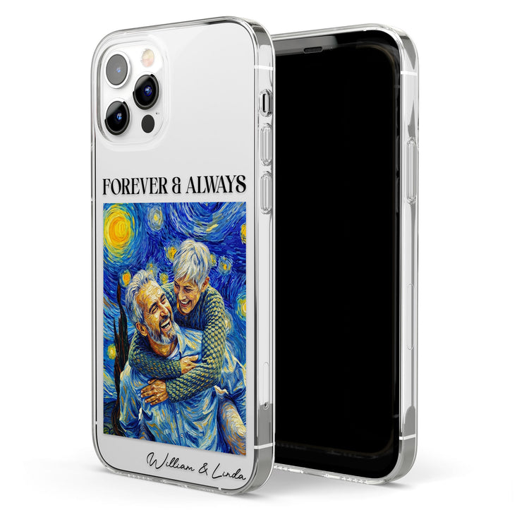 Couple-Photo-Van-Gogh-Art-Forever-&-Always-Anniversary-Gift-For-Him-Her-Personalized-Phone-Case-4