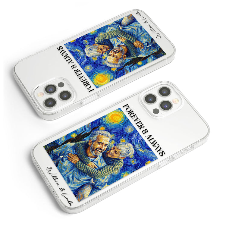 Couple-Photo-Van-Gogh-Art-Forever-&-Always-Anniversary-Gift-For-Him-Her-Personalized-Phone-Case-5