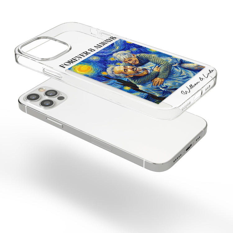 Couple-Photo-Van-Gogh-Art-Forever-&-Always-Anniversary-Gift-For-Him-Her-Personalized-Phone-Case-6