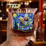 Couple-Photo-Van-Gogh-Art-Forever-&-Always-Personalized-Whiskey-Glass-2