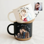 Couple-Portrait-Watercolor-Anniversary-Gift-For-Him-Her-Personalized-Mug-1