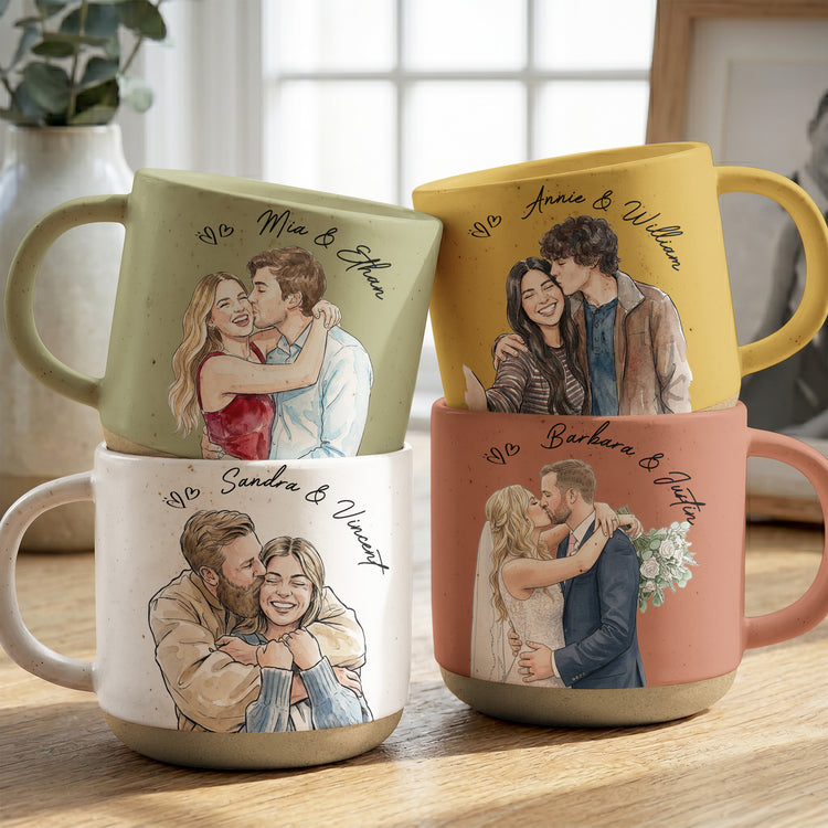 Couple-Portrait-Watercolor-Anniversary-Gift-For-Him-Her-Personalized-Mug-2