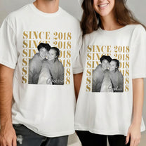Couple-Together-Since-Custom-Photo-Personalized-Shirt-2