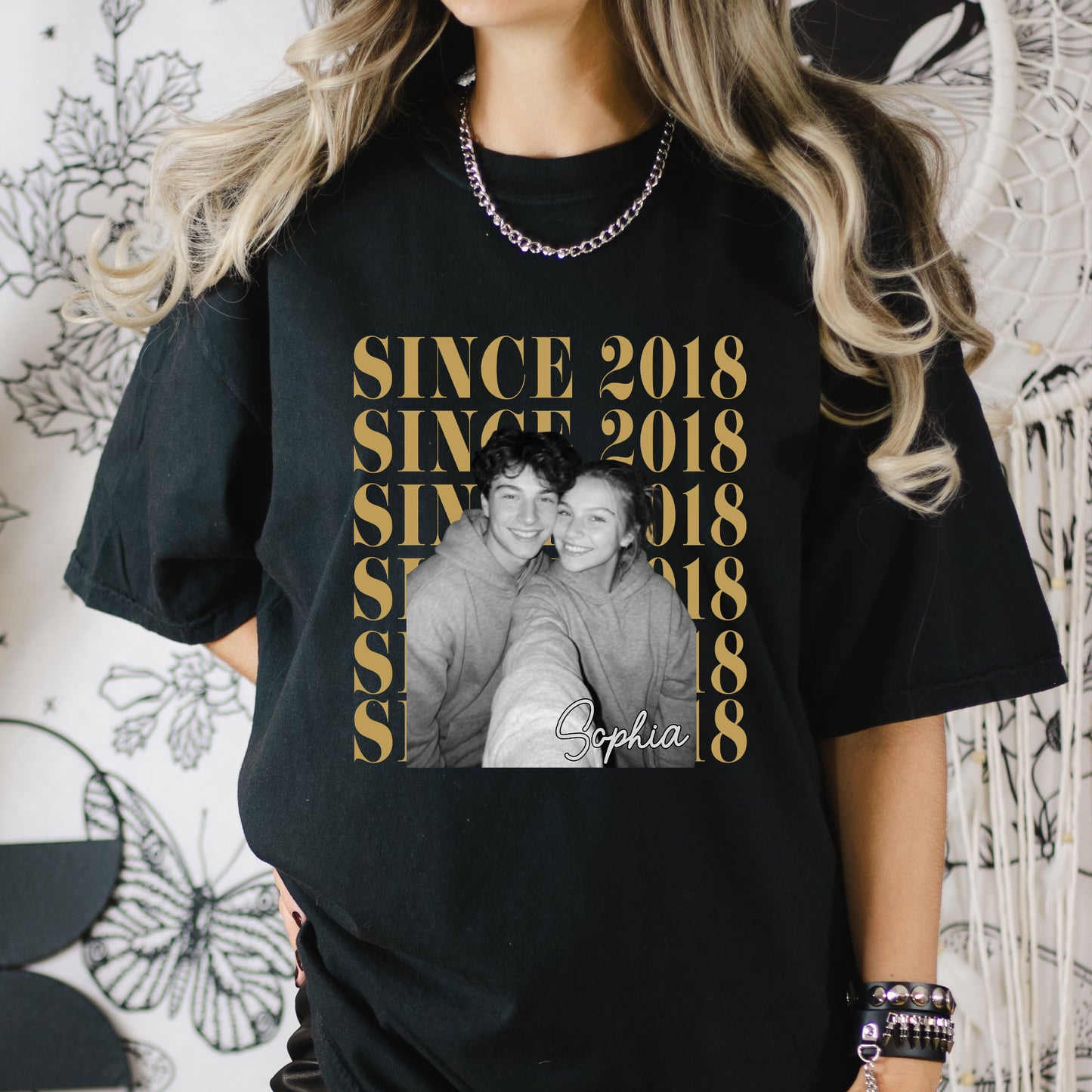 Couple-Together-Since-Custom-Photo-Personalized-Shirt-3