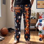 Court-Time-Basketball-Pants-Custom-Name-For-Boy,-Girl,-Family-Personalized-Lounge-Pants-1