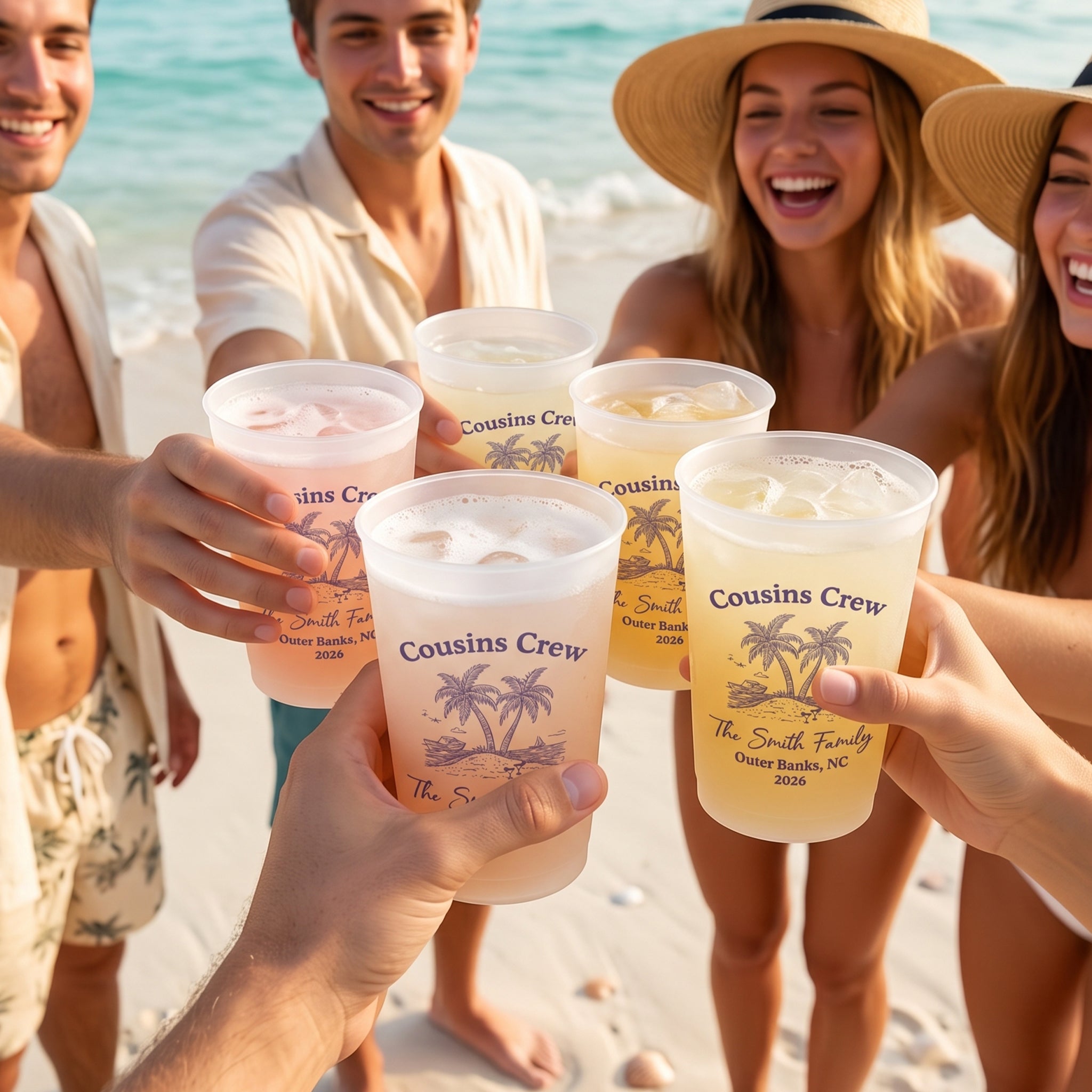Cousins'-Trip,-Beach-Cups-For-Family-Reunions,-Girls-Weekend,-Sibling-Beach-Parties-Personalized-Cups4
