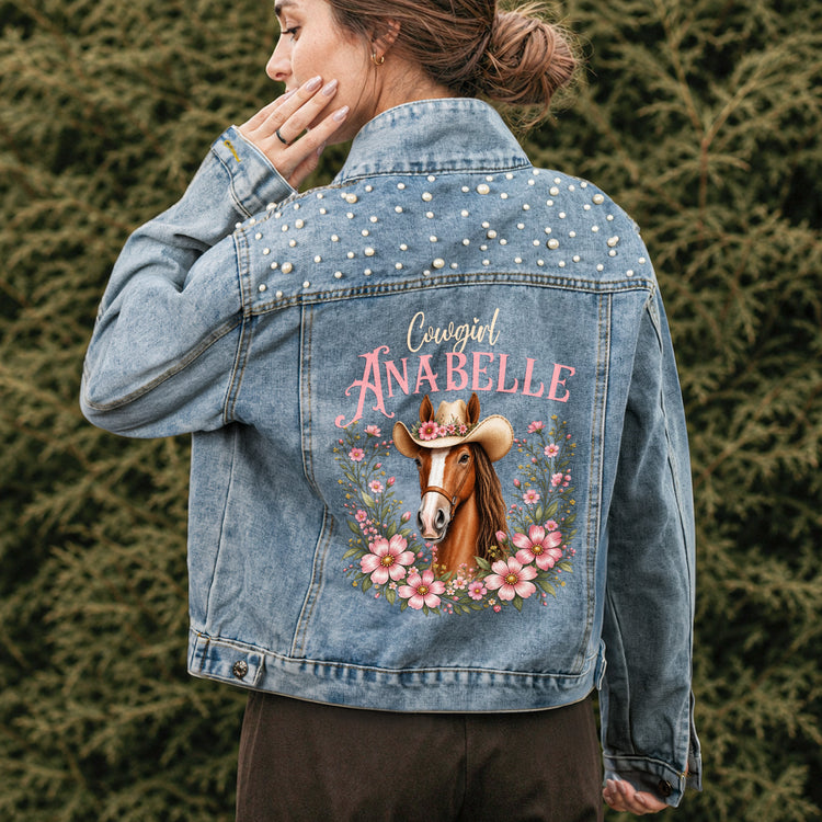 Cowgirl,-Horse-Lady-Personalized-Denim-Jacket-2