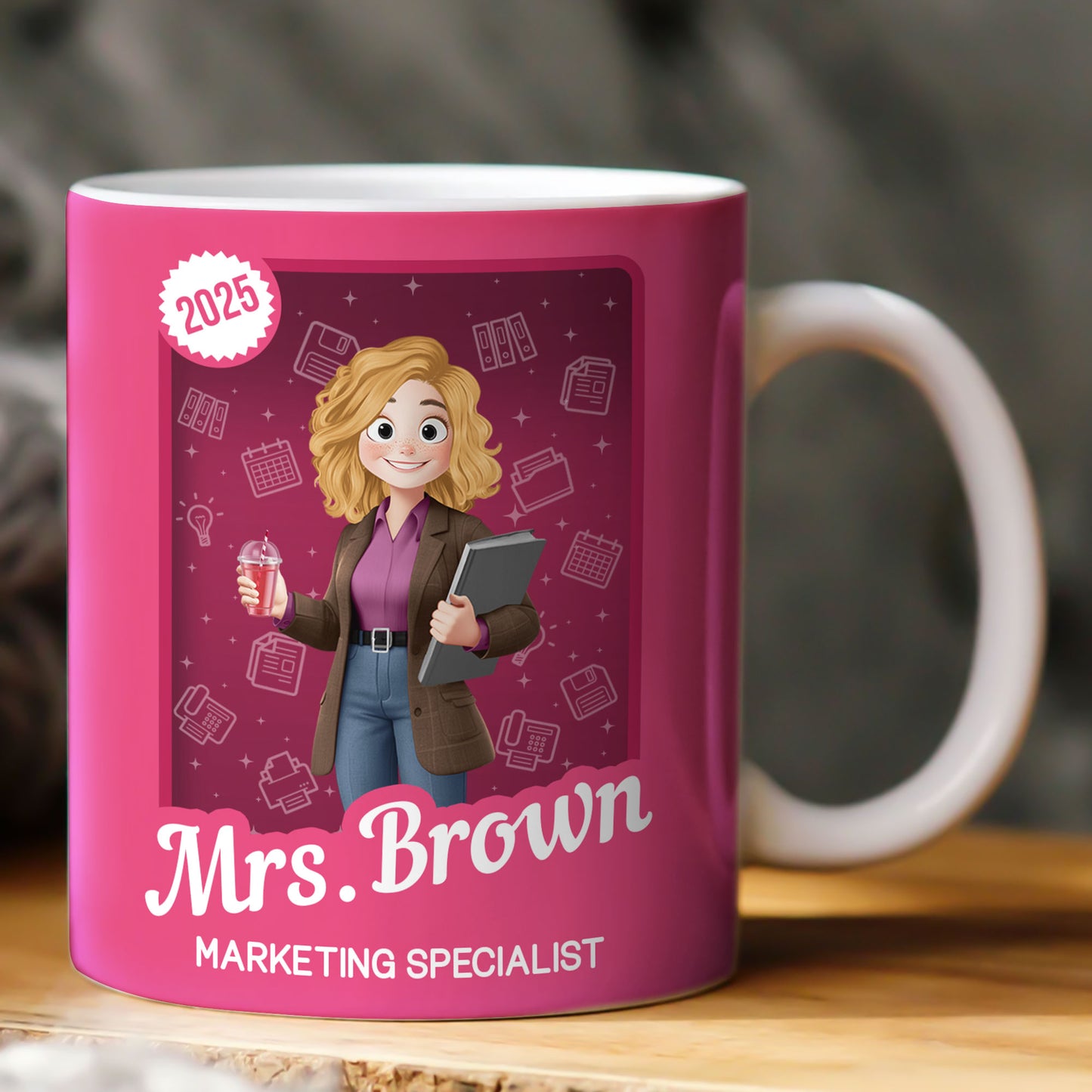 Coworker Toy Box - Gift For Colleague, Boss, Work Bestie - Personalized Mug