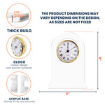 Coworkers Gift Definition Problem Solver - Personalized Acrylic Desk Clock