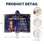 Crafting Blanket - Personalized Wearable Blanket Hoodie