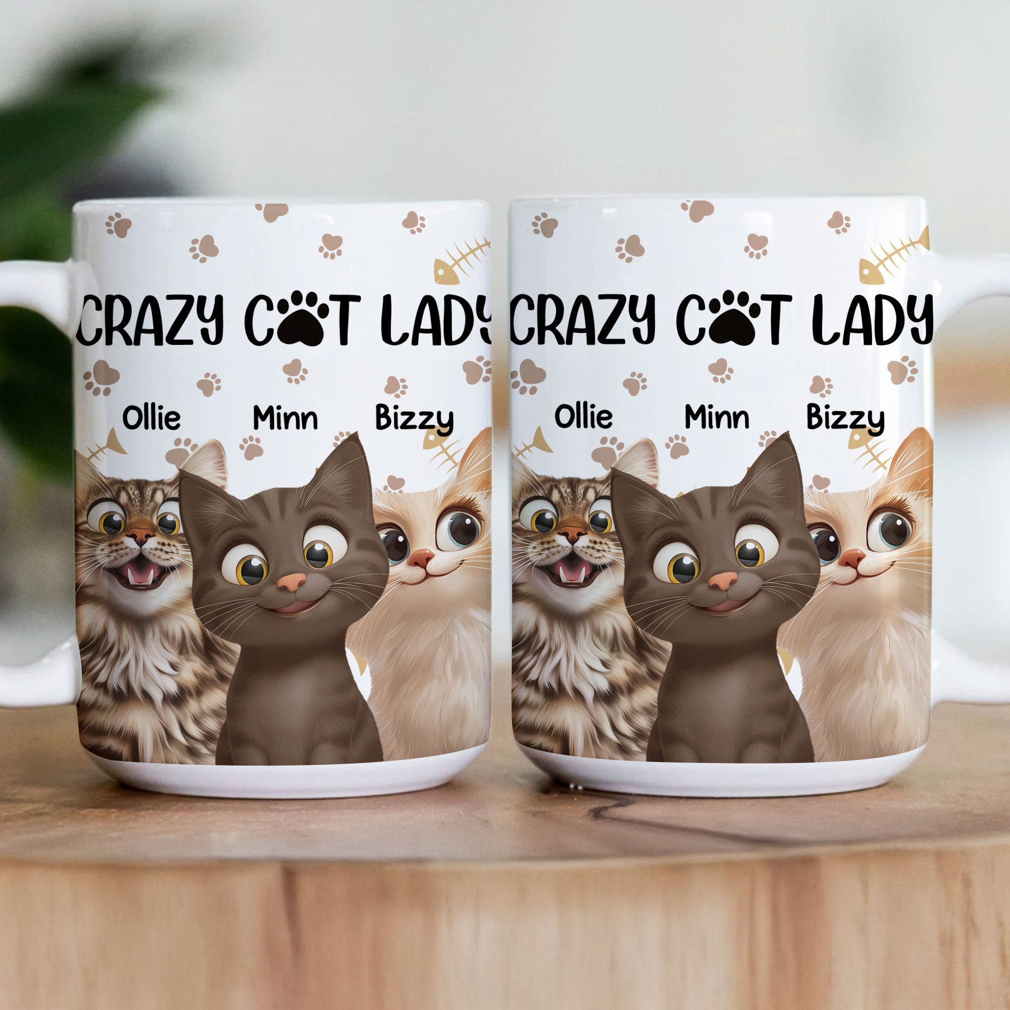 Crazy Cat Lady - Personalized Mug