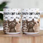Crazy Cat Lady - Personalized Mug