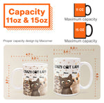Crazy Cat Lady - Personalized Mug