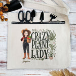 Crazy Plant Lady Cartoon Version - Personalized Gardening Apron
