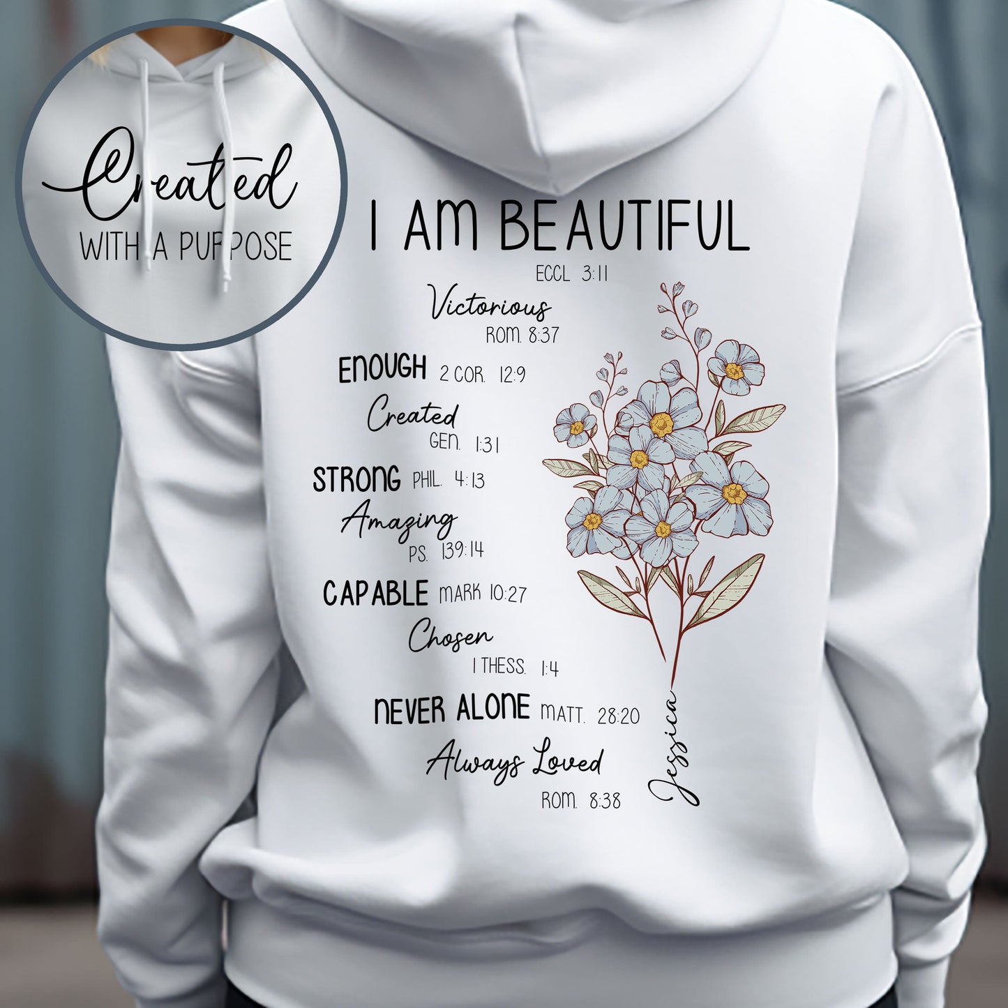 Created With A Purpose - Personalized Shirt