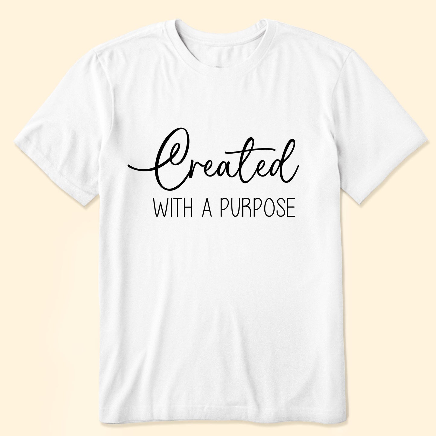 Created With A Purpose - Personalized Shirt