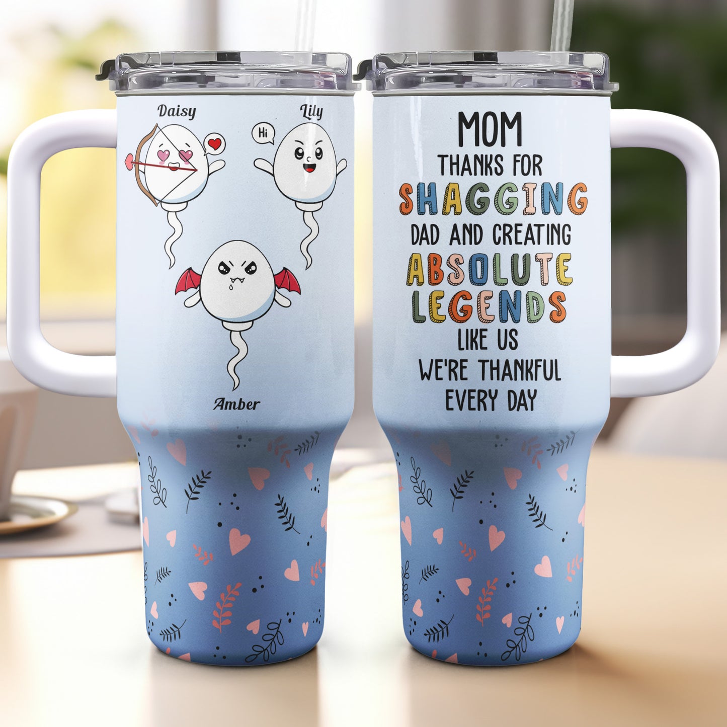 Creating Absolute Legends Like Us Funny Mom Gift - Personalized 40oz Tumbler With Straw
