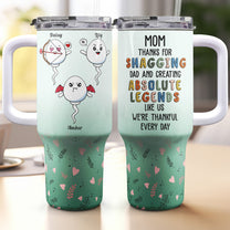 Creating Absolute Legends Like Us Funny Mom Gift - Personalized 40oz Tumbler With Straw