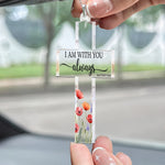 Cross, Bible Car Charm, Bible - Personalized Rear View Mirror Accessory