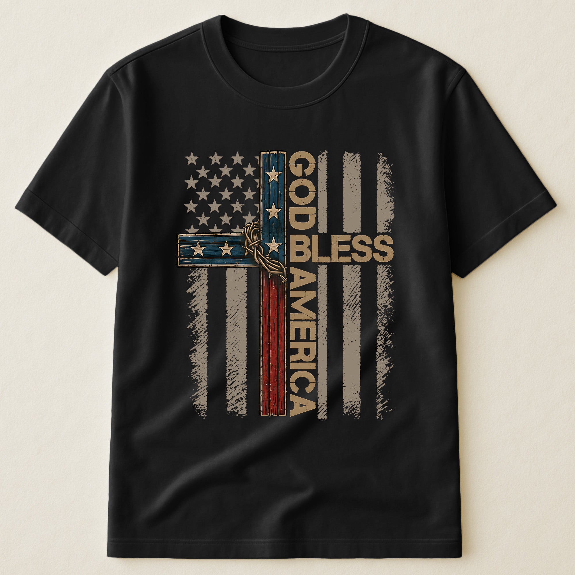 Cross-God-Bless-America-Shirt-1