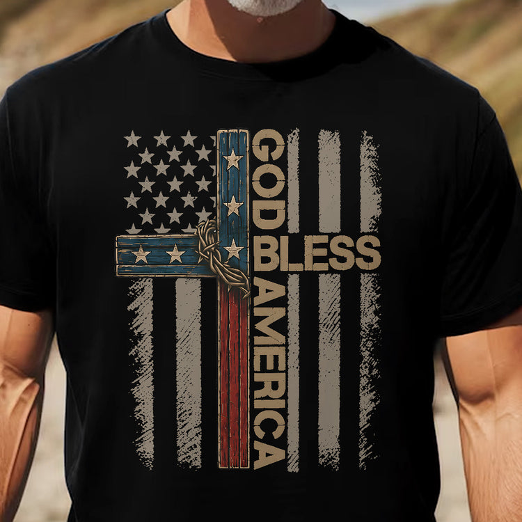 Cross-God-Bless-America-Shirt-3