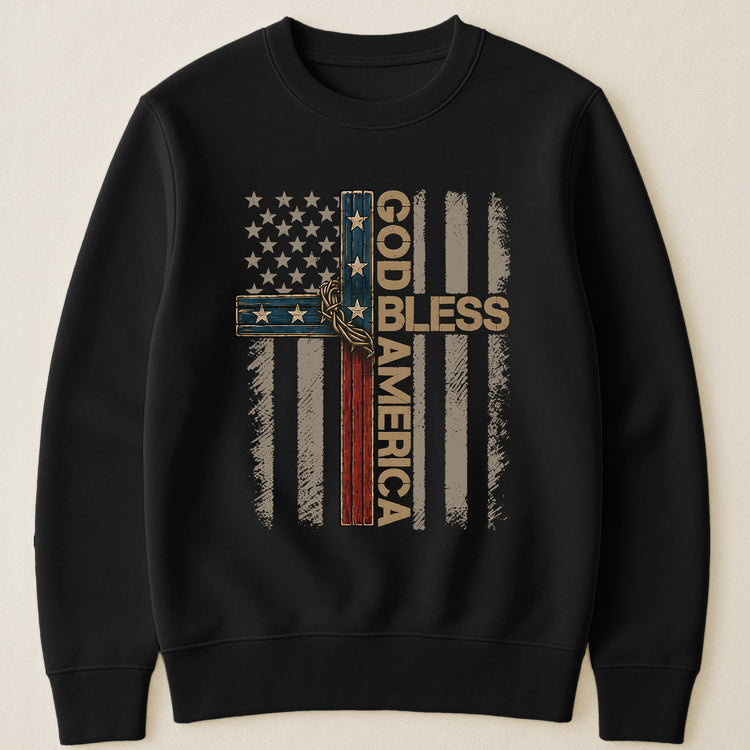 Cross-God-Bless-America-Shirt-4