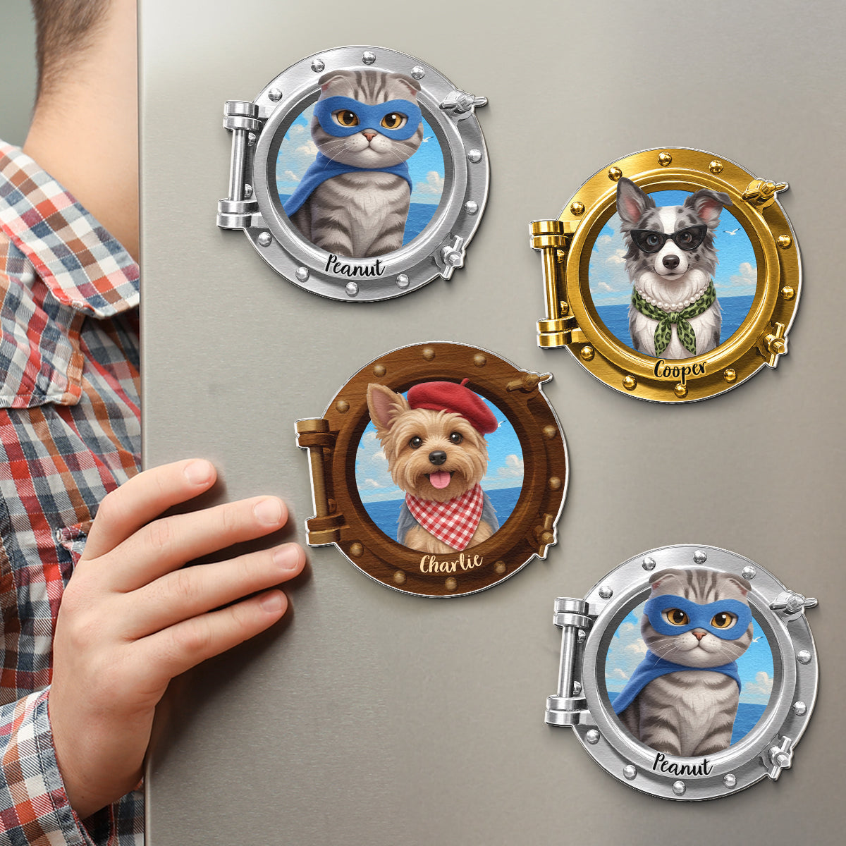 Cruise-Door-Decor-Custom-Pet-Cartoon-Themed-Porthole-Personalized-Magnet-3