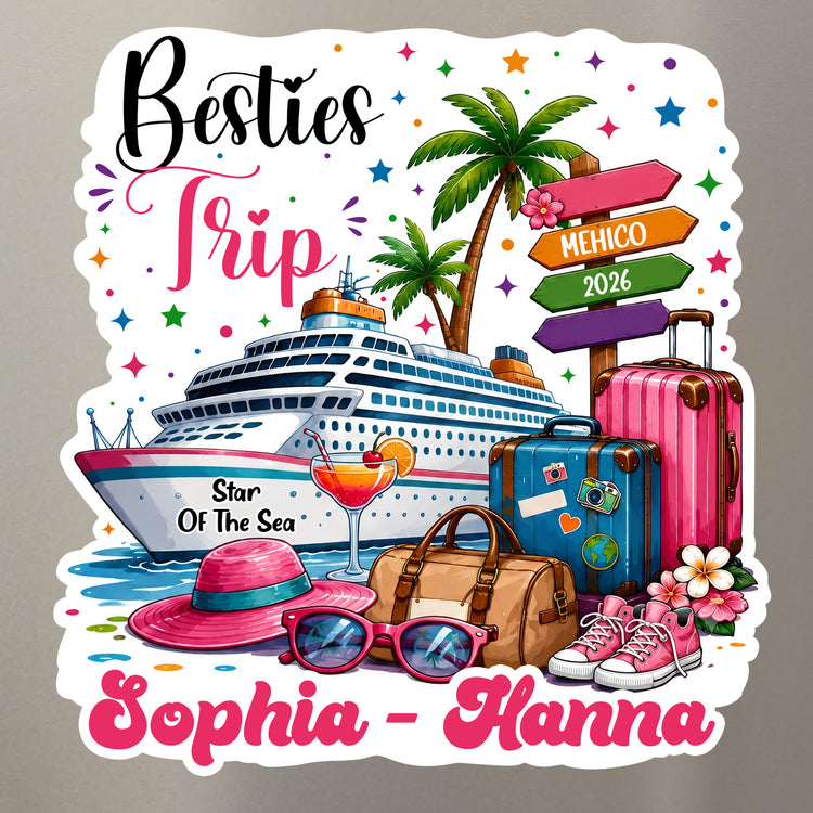 Cruise-Door-Signs-Stateroom-Decor-Cruising-Family-Vacation,-Girls-Trip,-Bachelor-Personalized-Magnet-3