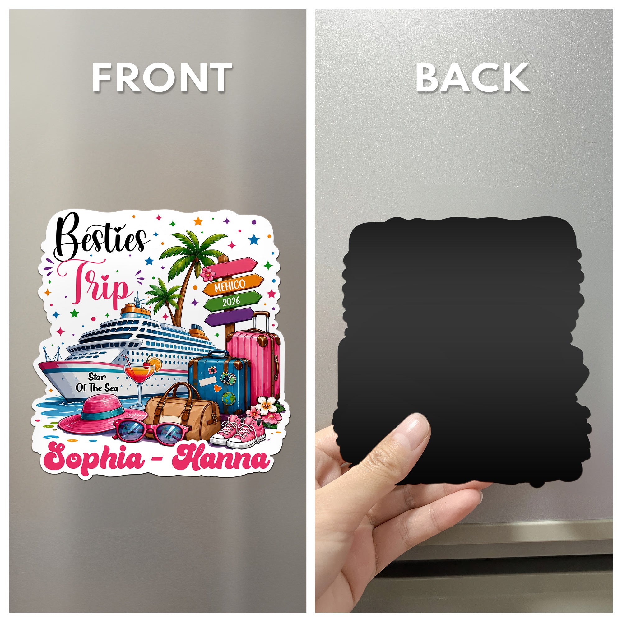 Cruise-Door-Signs-Stateroom-Decor-Cruising-Family-Vacation,-Girls-Trip,-Bachelor-Personalized-Magnet-4