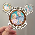 Cruise-Partners-For-Life-Custom-Couple-Photo-Watercolor-Personalized-Magnet-2