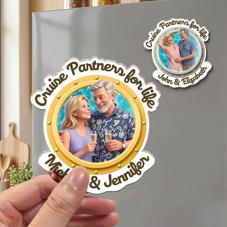 Cruise-Partners-For-Life-Custom-Photo-3D-Style-Personalized-Magnet-3