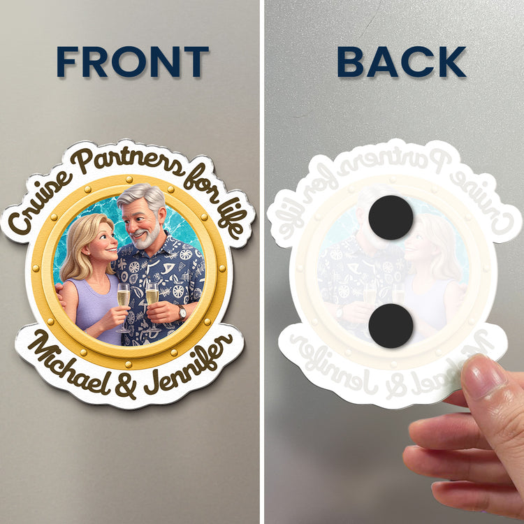 Cruise-Partners-For-Life-Custom-Photo-3D-Style-Personalized-Magnet-4
