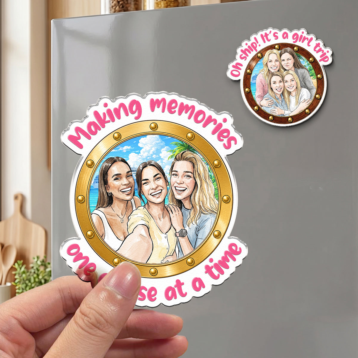Cruising-Besties-Cruise-Door-Decor-Friendship-Summer-Gifts-Personalized-Magnet-3