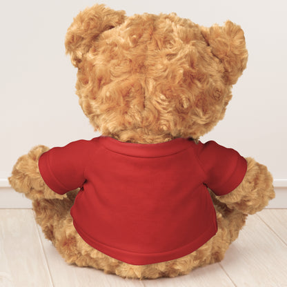 Cuddle This Bear Or Punch Him When You Miss Me - Teddy Bear With Personalized Shirt
