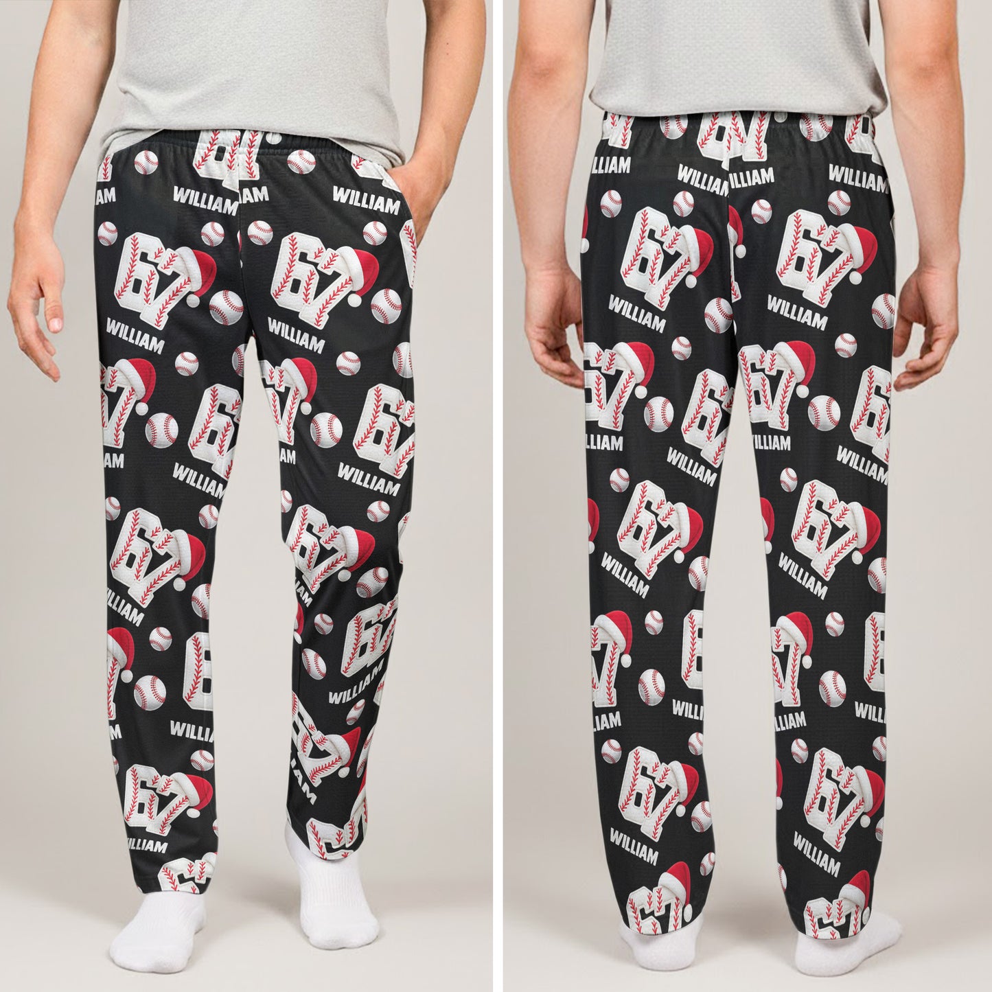 Custom 67 Slang Meme For Sport Lovers Kids Teenagers & Adults - Personalized Sweatpants, Lounge Pants With Pockets