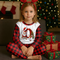 Custom Alphabet Christmas Family - Personalized Pajama Set