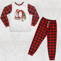Custom Alphabet Christmas Family - Personalized Pajama Set
