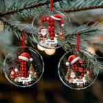 Custom Alphabet Christmas - Personalized Glass Ornament