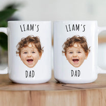 Custom Baby Face Gift For Family Mom Dad Grandparents - Personalized Photo Mug