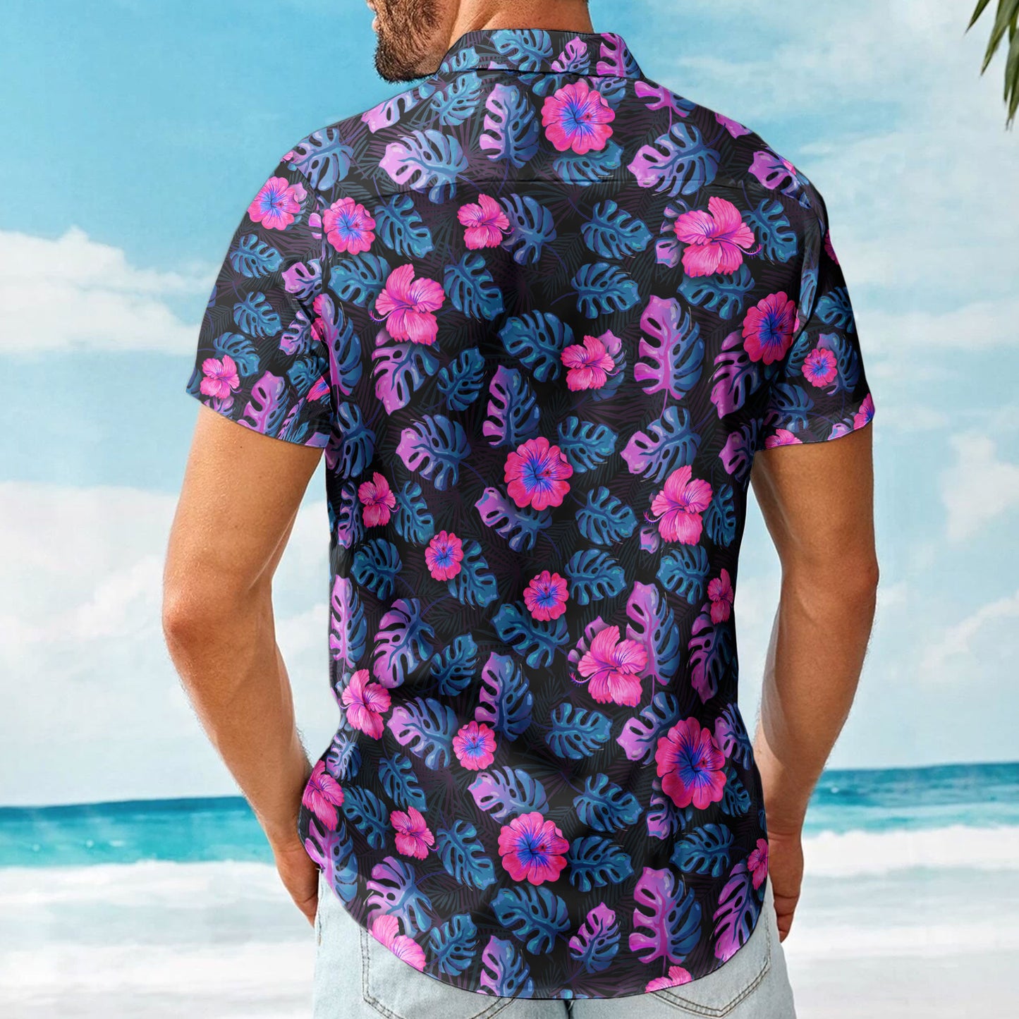 Custom Big Face Funny Photo Tropical Hawaii For Men, Women - Custom Photo Hawaiian Shirts