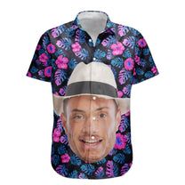 Custom Big Face Funny Photo Tropical Hawaii For Men, Women - Custom Photo Hawaiian Shirts