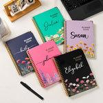 Custom Birth Flower Bullet Goal Planner - Personalized 2026 Planner