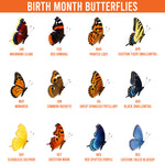 Custom Birth Month Butterflies Gift For Sister Friend Sibling - Personalized Ornament