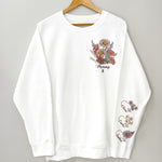 Custom Birth Month Flower On Sleeves For Mom, Grandma - Personalized Sweatshirt