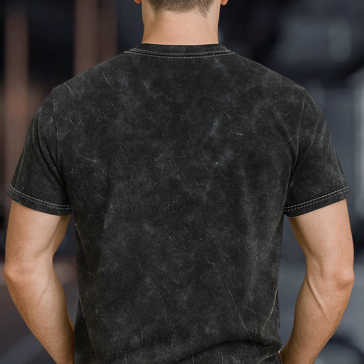 Custom Bootleg Photo For Sport Players - Personalized Photo Acid Wash T‑Shirt