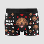 Custom Boxers With Pet Face Photo - Personalized Photo Men's Boxer Briefs